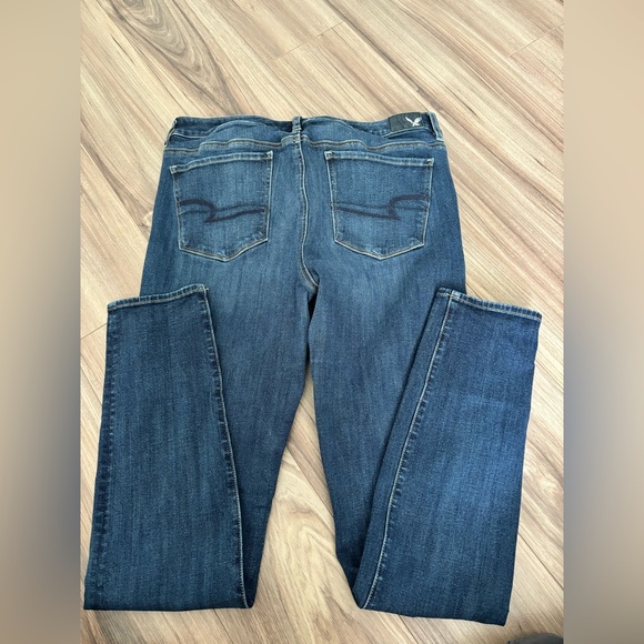 American Eagle Outfitters Hi-rise jegging Dark Wash Women's Jeans - Picture 3 of 4